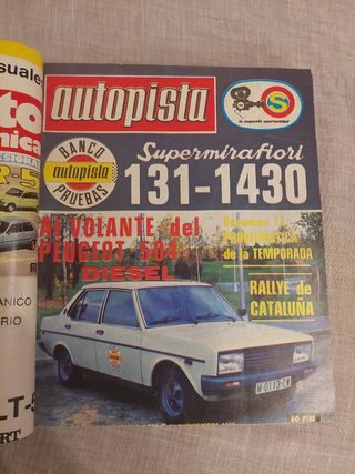 Lote encuadernado 13 revistas Autopista