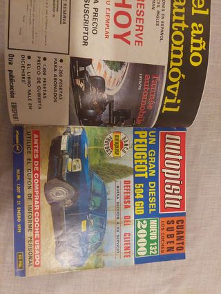 Lote encuadernado 13 revistas Autopista