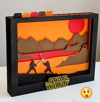 Duello su mustafar star wars