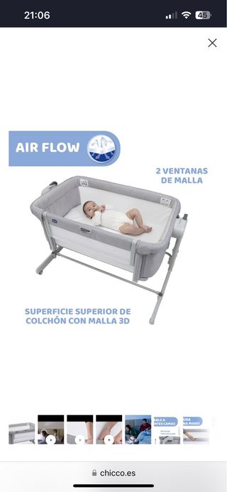 Cuna Chicco Next2Me MAGIC EVO