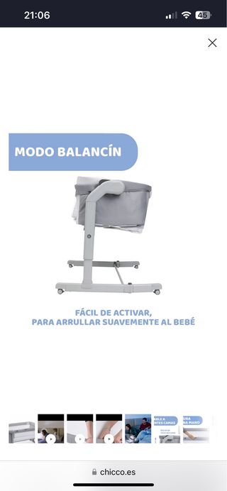 Cuna Chicco Next2Me MAGIC EVO