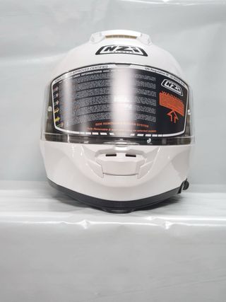 Casco NZI integral Eurus 4 Dúo blanco brillo