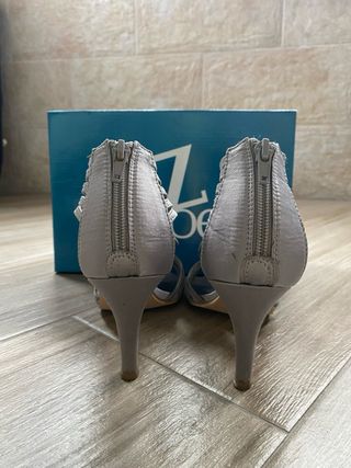 SANDALIAS PLATA FIESTA