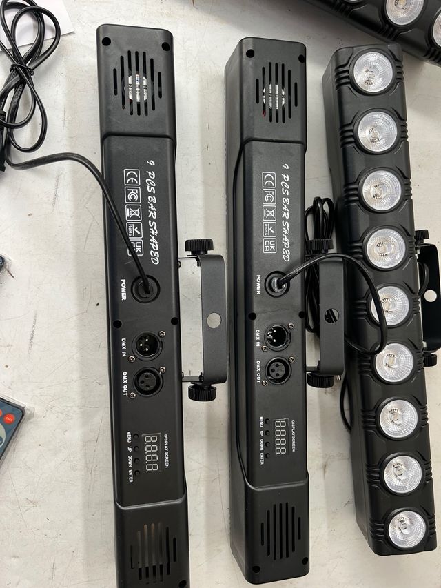 x4 BARRAS PAR LED DJ LIGHTS