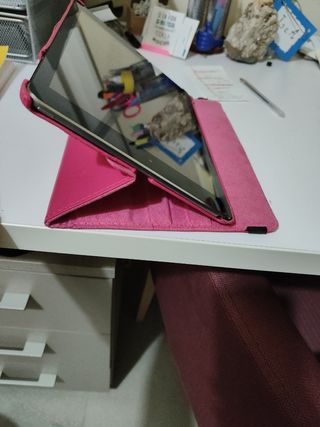 Funda rosa fresa iPad air 1 generación