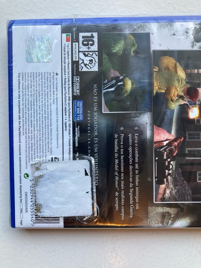 Jogo MEDAL OF HONOR vanguard PlayStation 2