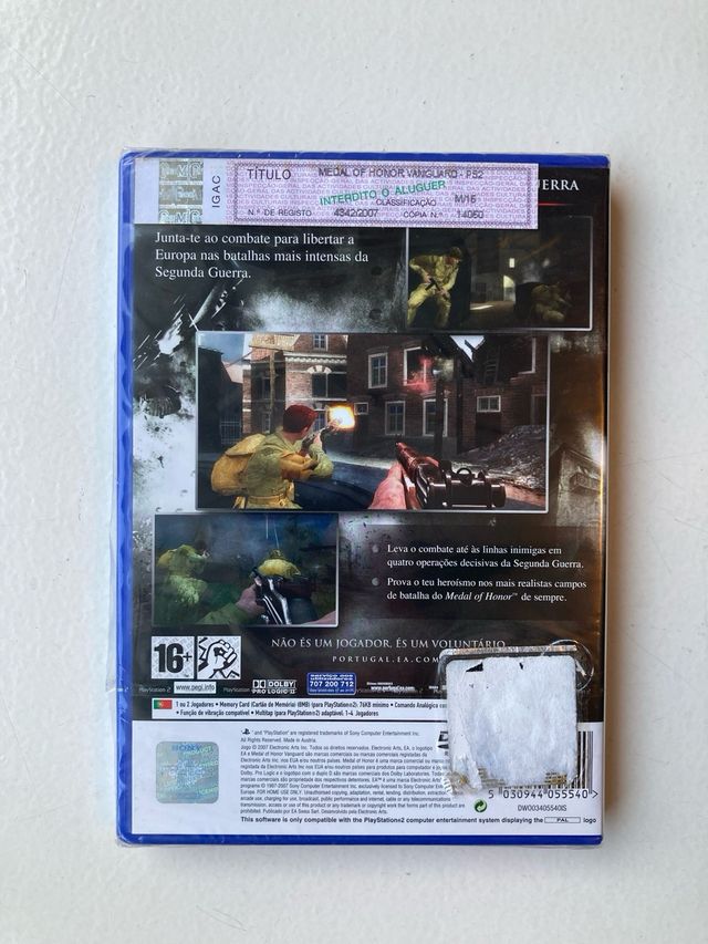 Jogo MEDAL OF HONOR vanguard PlayStation 2