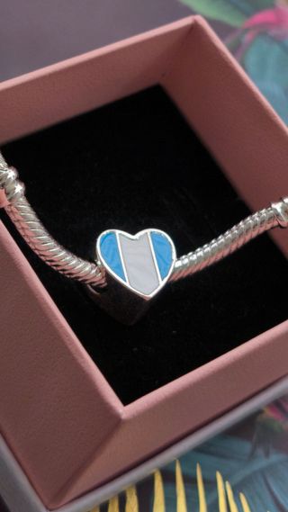Charm Corazón Bandera Argentina