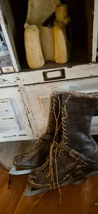 Patines sobre hielo años 30 americanos