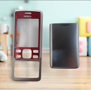 Custodia originale Nokia 6300 rossa