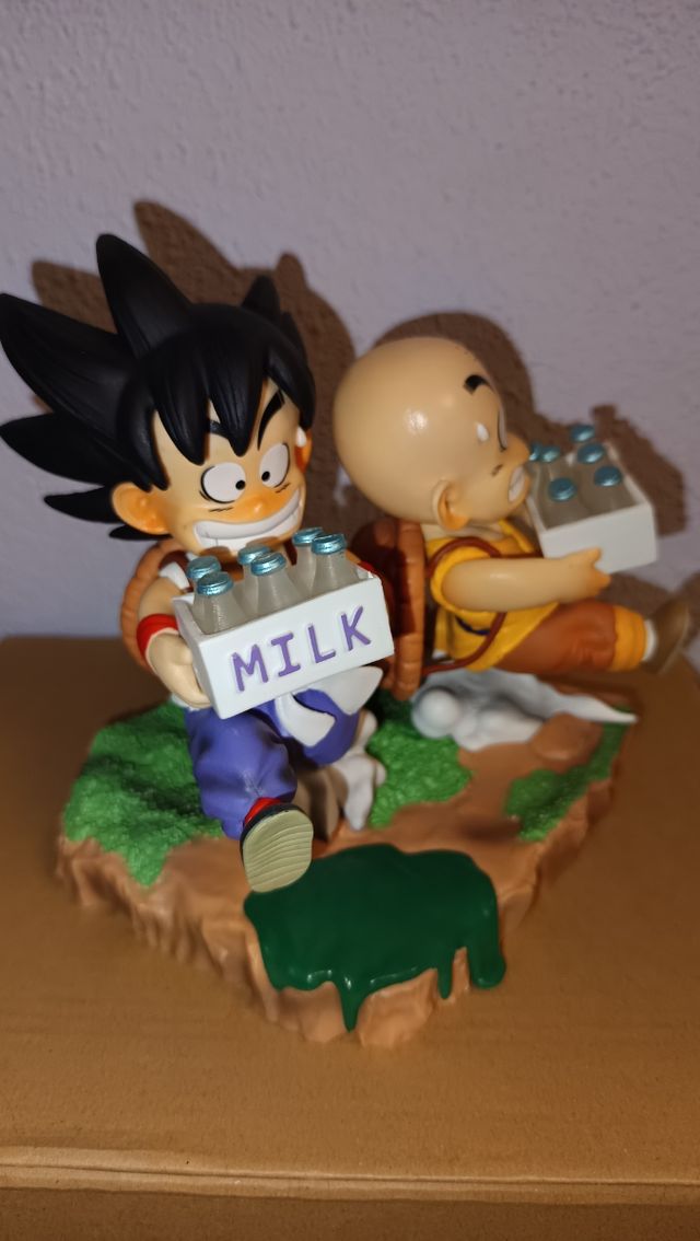 figuras dragon ball vegeta Goku y krilin
