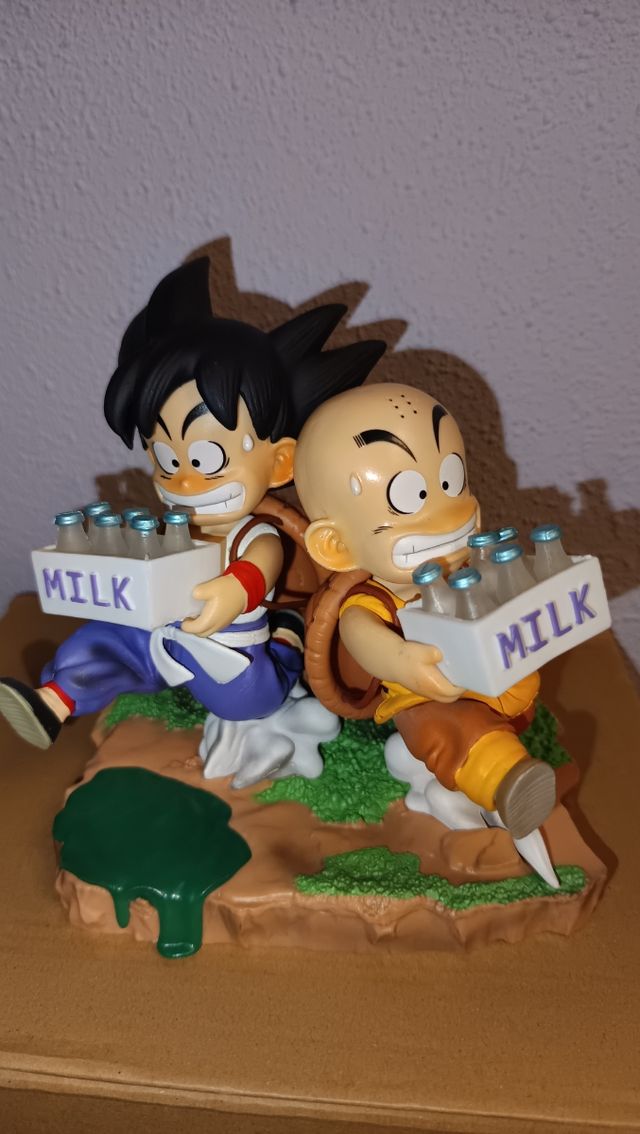 figuras dragon ball vegeta Goku y krilin