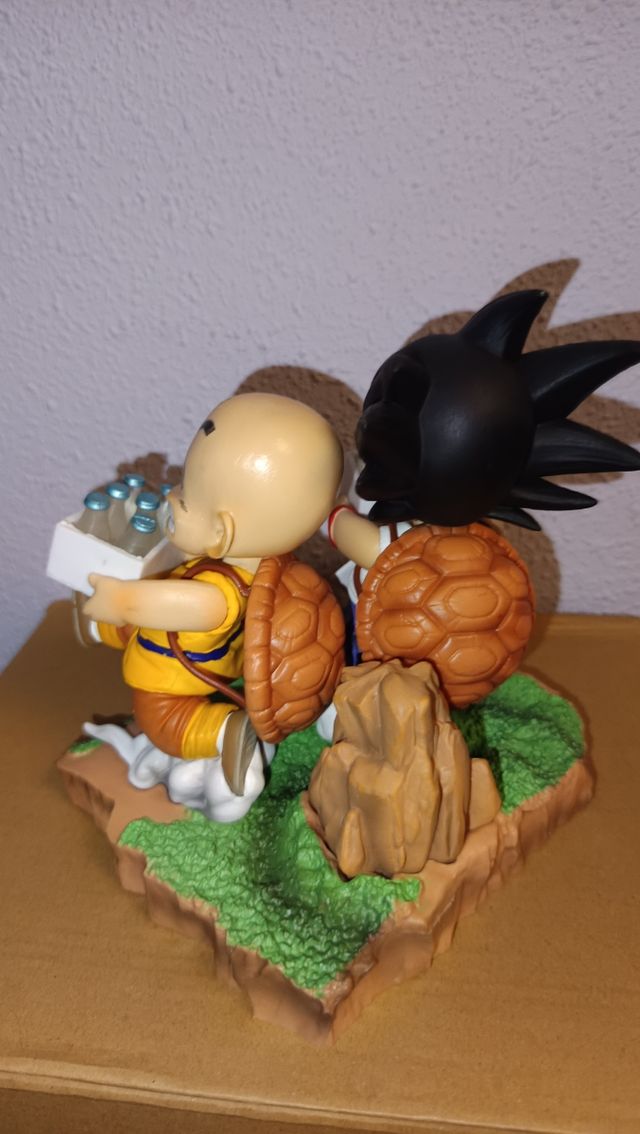 figuras dragon ball vegeta Goku y krilin