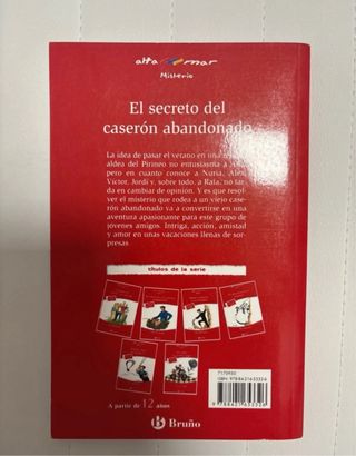 Libro “El secreto del caserón abandonado”