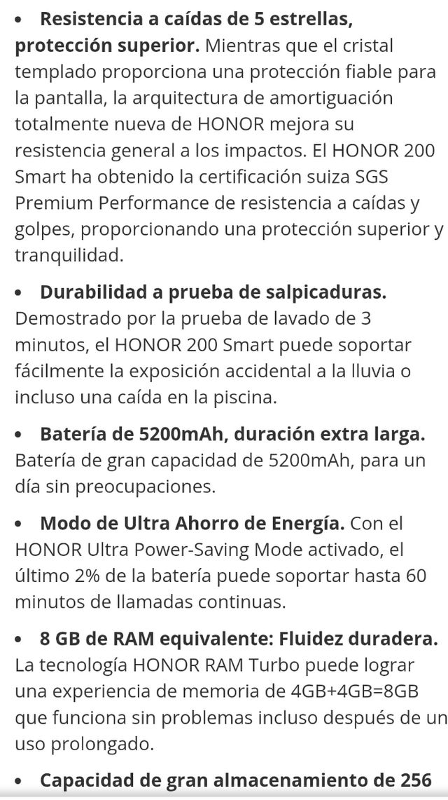 Móvil Honor 200smart 5G /256GB!!!!