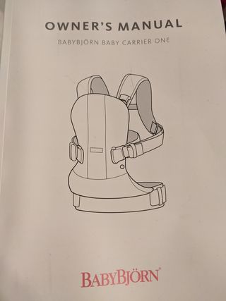 Mochila porteo babybjörn