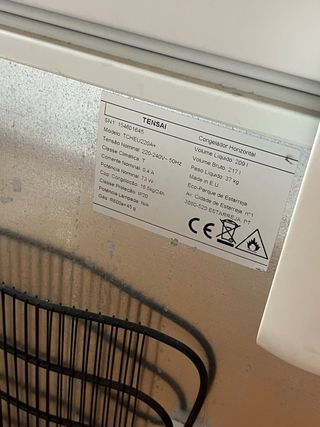 Congelador arcón Tensai. Como nuevo