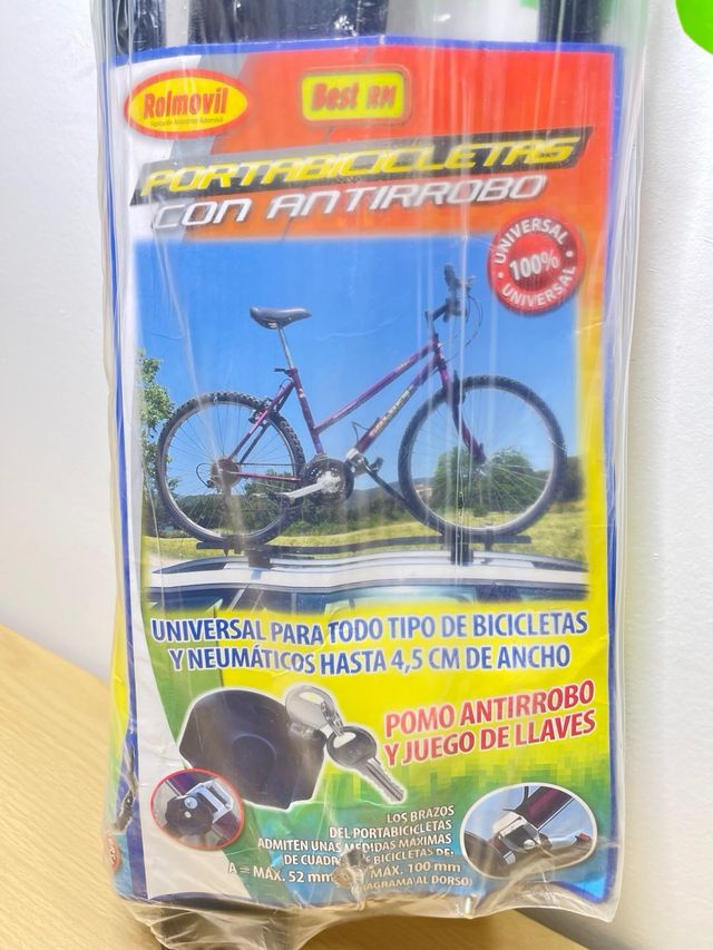 PORTABICICLETAS PARA TECHO DEL COCHE
