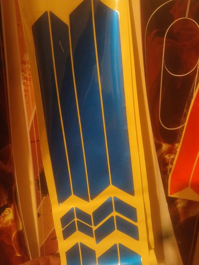 vinilo azul patinete electrico xiaomi