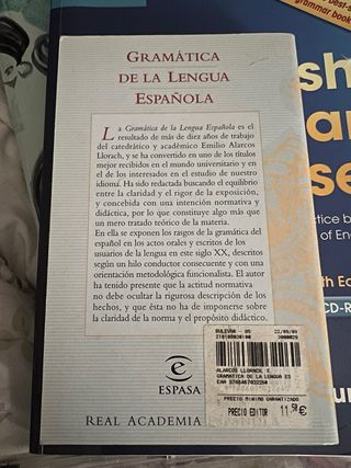 GRAMÁTICA DE LA LENGUA ESPAÑOLA