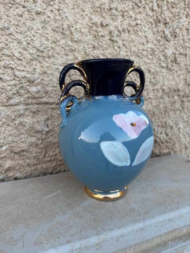 Vaso in ceramica francese vintage