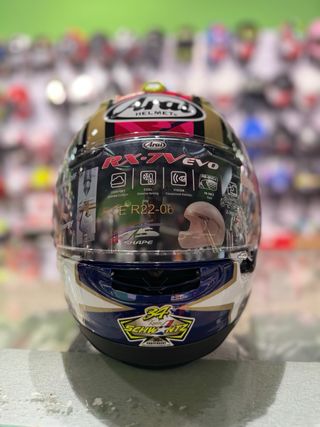 Casco Arai integral RX7V EVO SCHWANTZ 30 Blanco