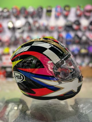 Casco Arai integral RX7V EVO SCHWANTZ 30 Blanco