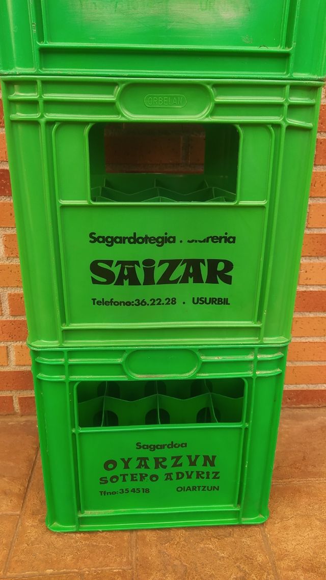 Cajas de sidra