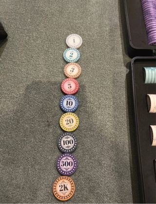 Board game ceramic mini chips