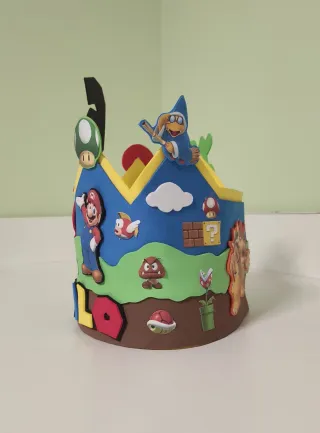 Corona Cumpleaños Mario Bross