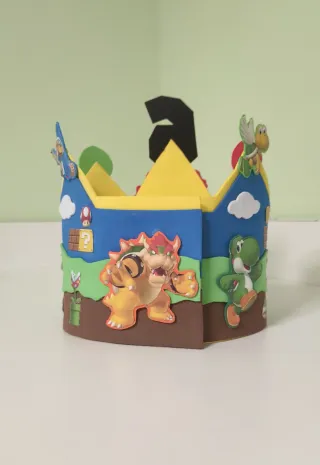 Corona Cumpleaños Mario Bross