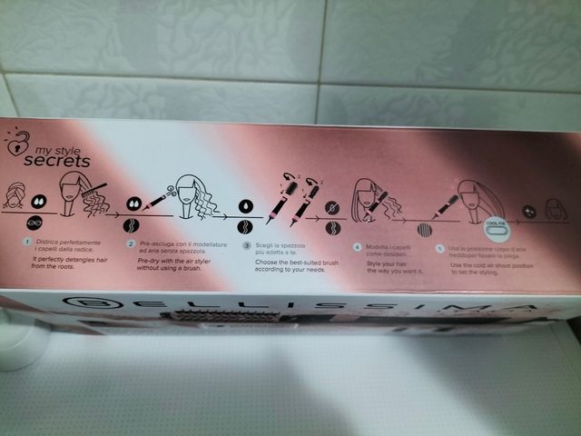 Spazzola rotation asciuga modella 