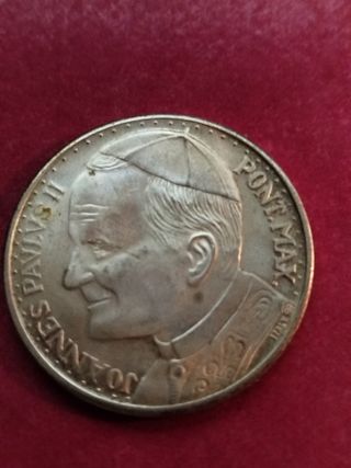 Moneda del Papa Juan Pablo II