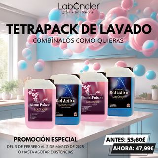 Detergente y suavizante