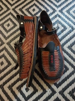 Sandalias- huaraches de piel 