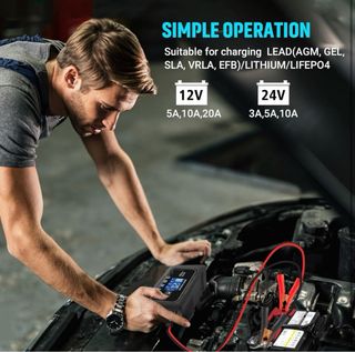 Cargador de Batería de Coche 20A SolarMr