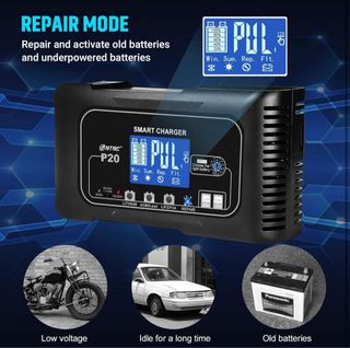 Cargador de Batería de Coche 20A SolarMr