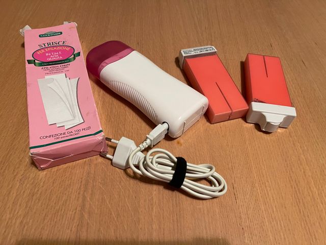 Scaldacera e kit striscie con due confezioni di ce