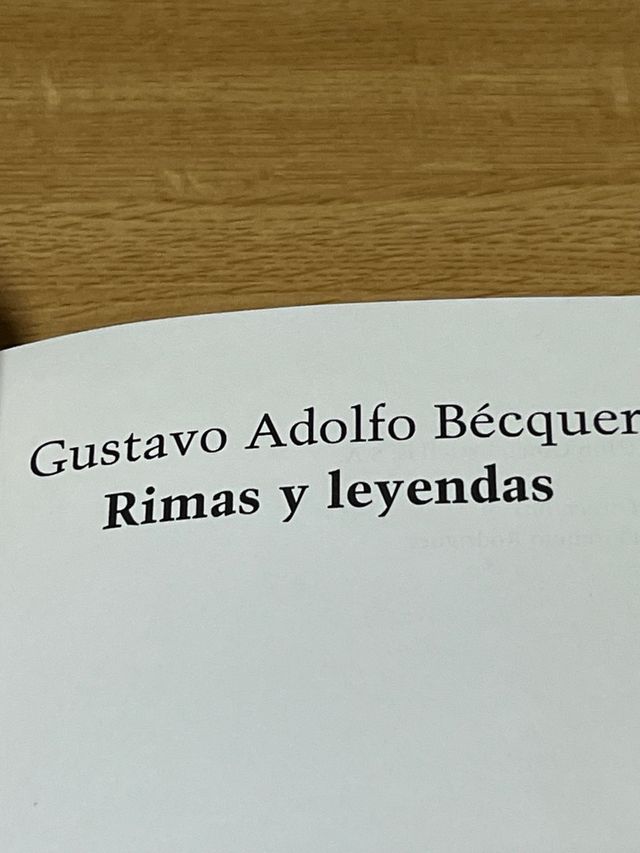 Rimas; Y Leyendas
