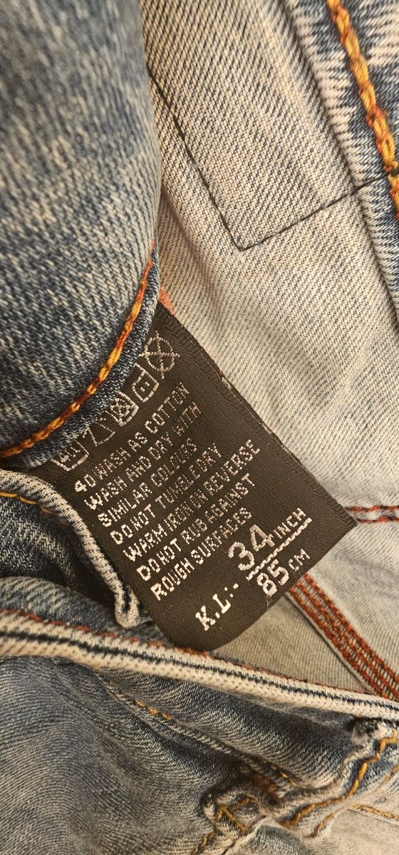 jeans Levi's 504 lavaggio chiaro