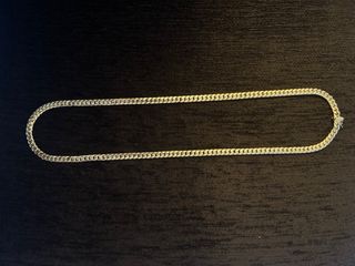 Cadena Cubana de oro 18k