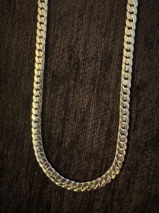Cadena Cubana de oro 18k