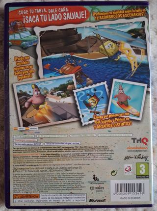 🇪🇸 BOB ESPONJA KINECT XBOX 360