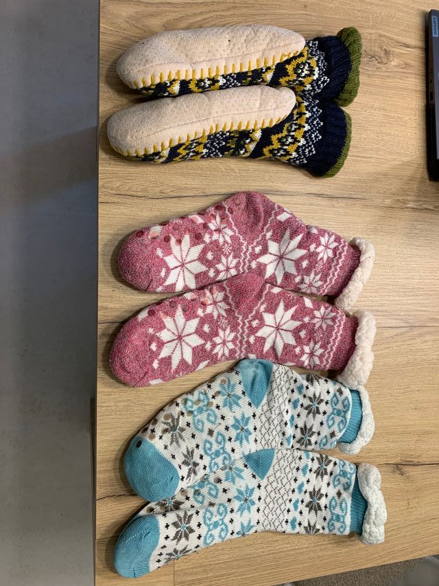 Calzini felpati antiscivoli