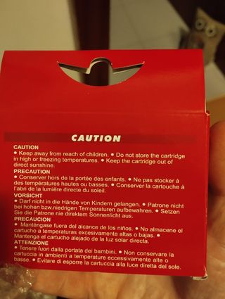 Cartucho de tinta preta para impressora