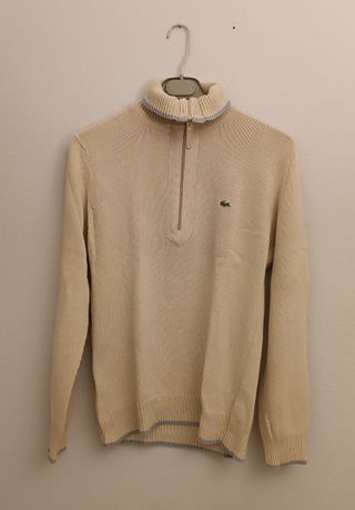 Jersey con cremallera Lacoste. Talla 4. Hombre.