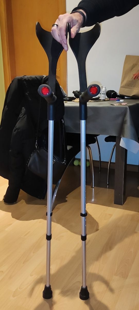 Muletas easy way negras.