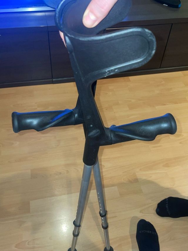 Muletas easy way negras.