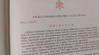 Leccionario I ,año A ,de 1993 (Sin Uso)