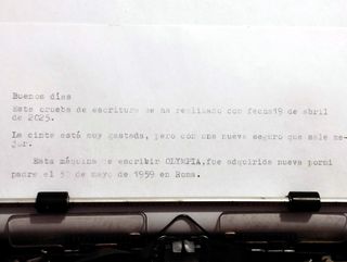 Máquina de escribir Olympia (1959)